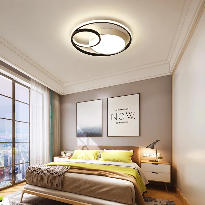 Plafonnier LED Hofstein Moderne - Métal Argenté/blanc - Idéal Chambre, Salon (1-3 Lumières)