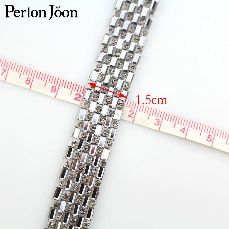Tape Gold,black glass crystal arrangement Rhinestone Hot fix ribbon Iron On Appliques for Dress shoe adornment 1 yard TR099 hot fix rhinestones rhinestone accessories glass rhinestones rhinestone crystals rhinestone trimmings glass crystals rhinestone ribbons