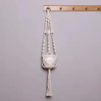 

2 Pack Plant Hanger Flower Pot Plant Holder Large 4 Legs Macrame Jute Garden Flowerpot Hanging Basket Home Decor Hanging Planter
