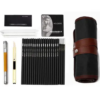 

Drawing Sketch Pencil Set Sketch Pencil Cutter Eraser Paper Pen