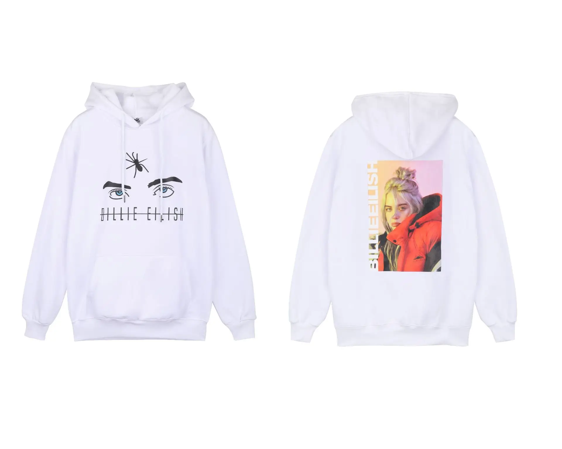 Kaguster, новинка, Billie Eilish, модная, kpop, с принтом, Женская толстовка, черная, толстовка, женская, повседневная, негабаритная, уличная одежда, толстовки
