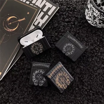 

For airpods pro suitcase Bluetooth Earphone Wireless Headset silicone Case For Apple Airpods 2/1 cover Charger box bag