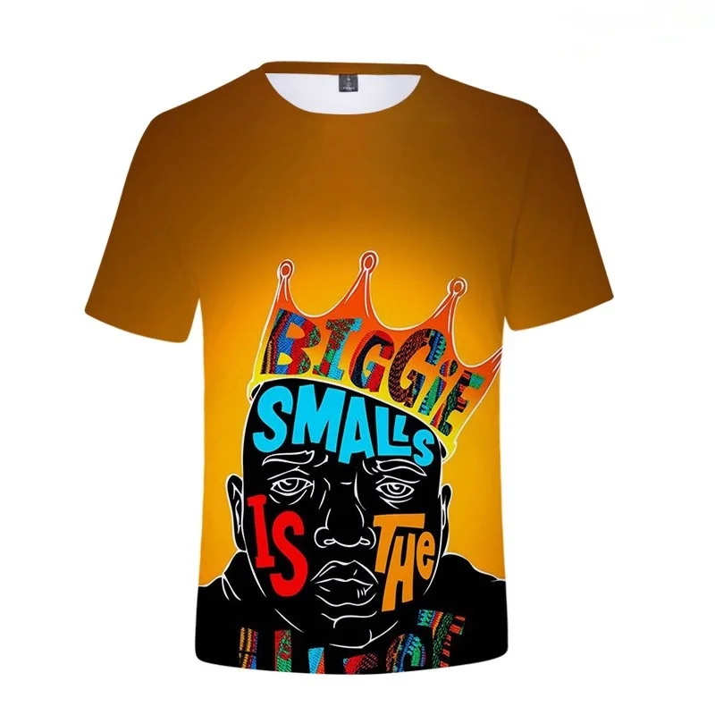 Fashion 3d T Shirt Biggie Smalls Print 