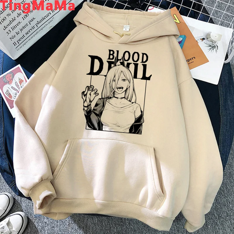 

Chainsaw Man Makima Pochita hoodies men streetwear printed Ulzzang printed male sweatshirts Ulzzang