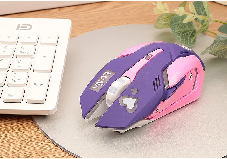 2.4G rechargeable wireless mouse with LED backlight - 18 - Kawaii Mix
