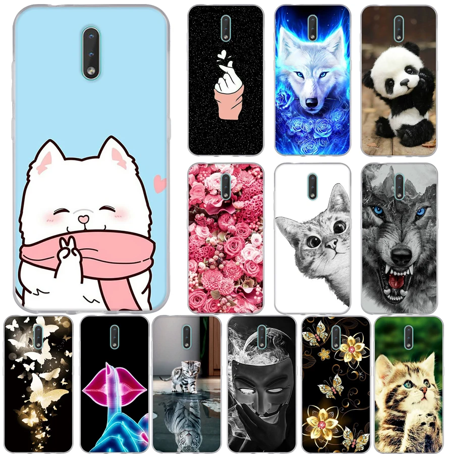

Soft Case For Nokia 2.3 Case Silicone TPU Funda For Nokia 2.3 Back Cover Phone Bag Cute Animal Flower Anime For Nokia 2.3 6.2