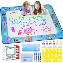 Colorful Magic Reusable Coloring Warter Drawing Mat Educational Toys Carpet Board Color Paint Set Brush Pen Kids Craft Scratch Colorful Magic Reusable Coloring Warter Drawing Mat Educational Toys Carpet Board Color Paint Set Brush Pen Kids Craft Scratch