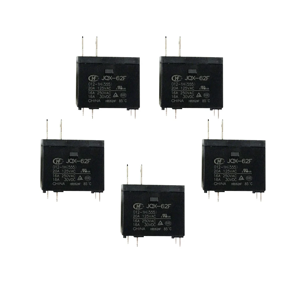 5pcs Water Heater Microwave Oven Special-purpose Relay, Coil Voltage 12VDC