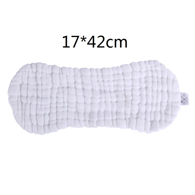 17x42 5 шт./лот, 12 слоев, Муслин, хлопок, белый цвет, супер абсорбирующие, дышащие, марлевые, ткань, подгузники, подгузники для маленьких детей - Цвет: 17x42