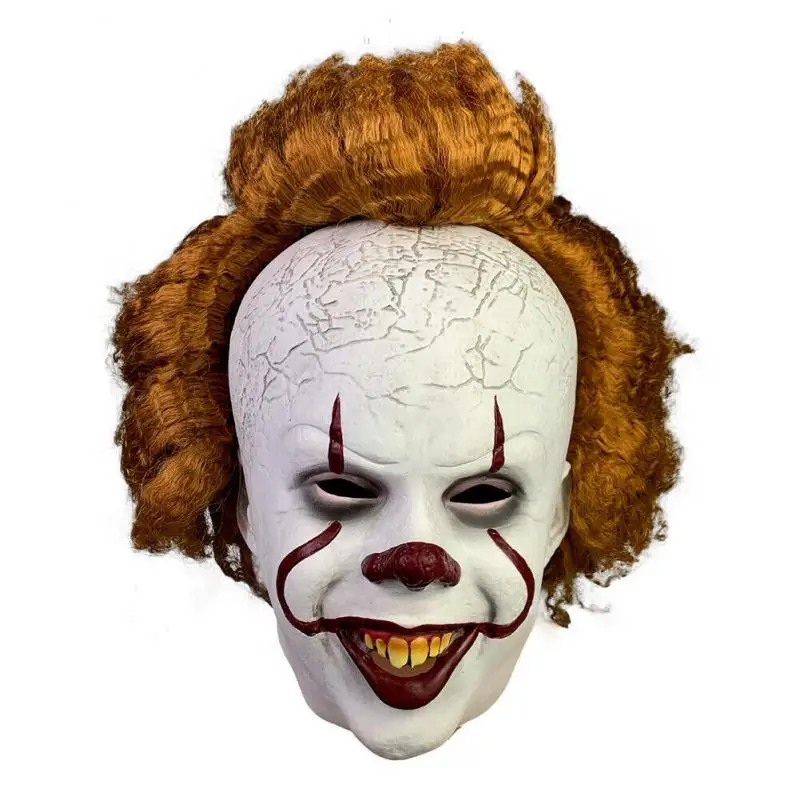 7 видов стилей террор одежда для клоуна маски Хэллоуин Costplay костюм Pennywise маски Новые
