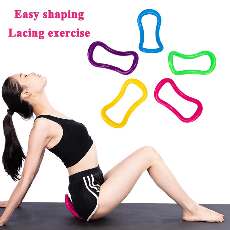 Yoga Pilates Ring Yoga Circle Stretch Ring Gym Stretch Fitness Training Equipment Fascia Massage Workout Accessories Yoga Pilates Ring Yoga Circle Stretch Ring Gym Stretch Fitness Training Equipment Fascia Massage Workout Accessories