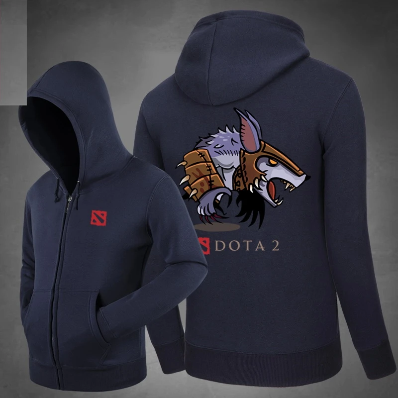 Ursa Dota 2 Hero игровые худи боковые карманы медведь толстовки Верхняя одежда унисекс хлопок молния пальто - Цвет: Ursa Hoody 3
