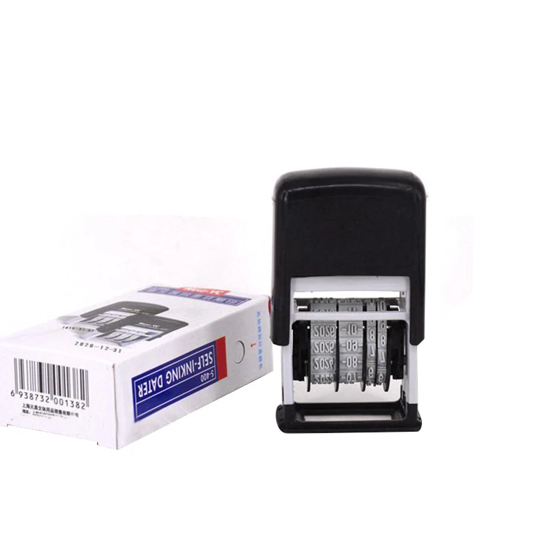 1 шт. винтажные пластиковые металлические штампы с надписями и датой резиновые