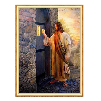 

MEIAN Diamond Painting Embroidery Cross-Stitch Religion Jesus Mosaic Full Round/Square Drill Rhinestones Home Decor
