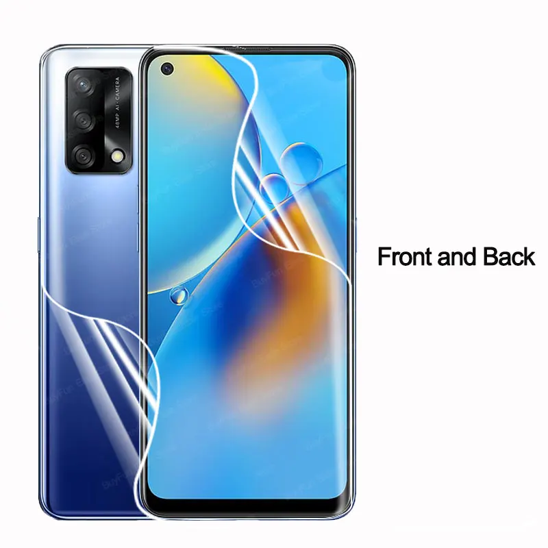 phone glass protector 3 in 1 Hydrogel Film For Oppo A74 A54 A94 Screen Protector & Camera Lens For Oppo F19 Pro 5G A 74 Protective Film Not Glass phone screen guard Screen Protectors