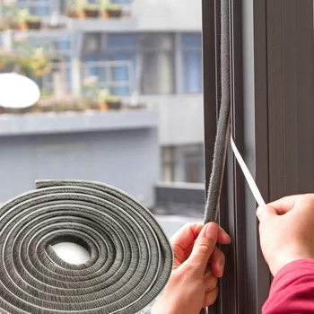 

9*9MM Silicone Window Seal Door And Window Sealing Strip Household Heating Door Cover Heat Insulation And Soundproofing Mat