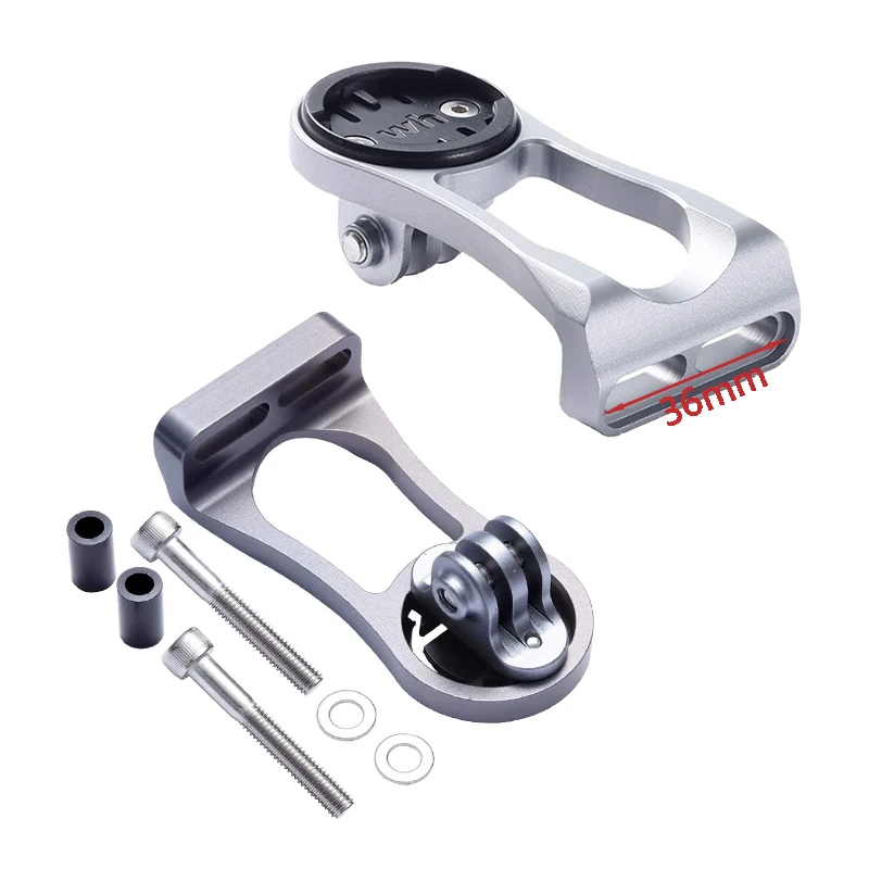 Out Front Combo Extended Mount for Wahoo Elemnt，Bicycle Mount for Elemnt Bolt,Elemnt Mini,Sports Action Camera and Bike Lights