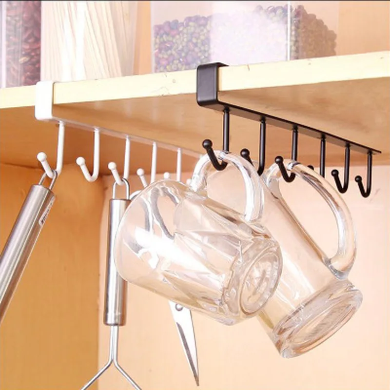Экологически чистый кухонный стеллаж для хранения, подвесной крючок, вешалка для хранения, органайзер, настенный держатель, ключница