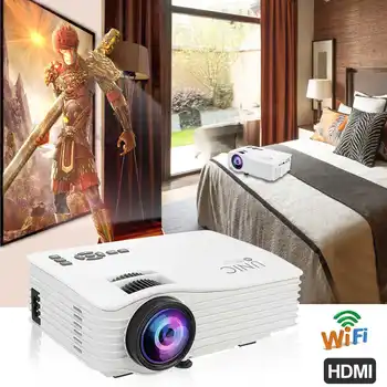 

LED Projector 1080P Full HD Mini Projector 640x480 Wireless wifi Proyector 4k Home Theater support Android Ios for home cinema