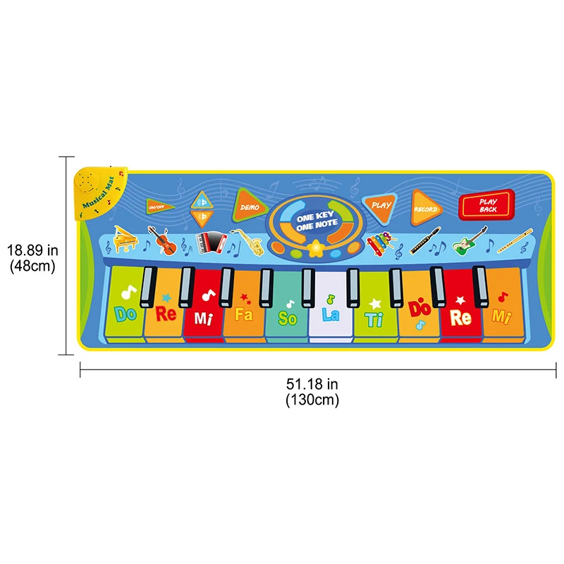 Детское многофункциональное музыкальное одеяло коврик для пианино для детского танца коврик игрушки Детская образовательная игра коврики рождественские подарки