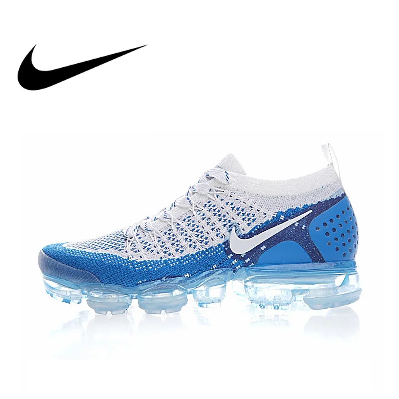NIKE AIR VAPORMAX FLYKNIT 2,0 оригинальные аутентичные мужские кроссовки дышащая Спортивная уличная спортивная обувь 2019 Новинка 942842