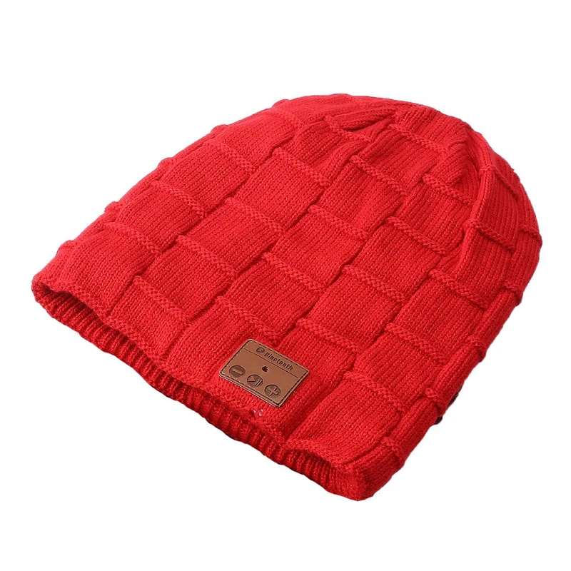 Wireless Headphone Bluetooth Hat Winter Cap Knit Earphone Sport Headset with Microphone Handsfree Speaker for iPhone Sony Xiaomi