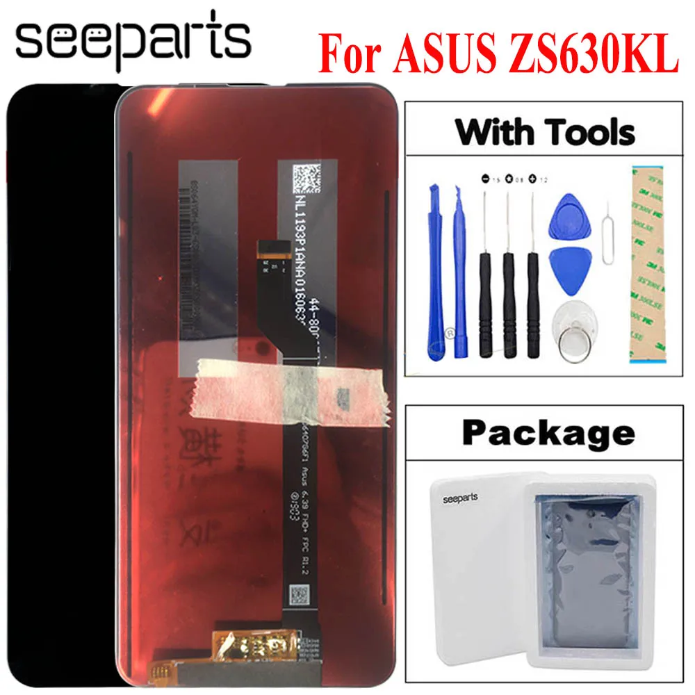100% протестированный для ASUS Zenfone 6 ZS630KL ZA007RU ЖК-дисплей сенсорный экран дигитайзер