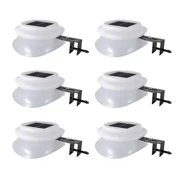 

3 LED Solar-powered outdoor lights lamp near gutter ceiling patio wall light for garden outdoor lighting Led Solar light