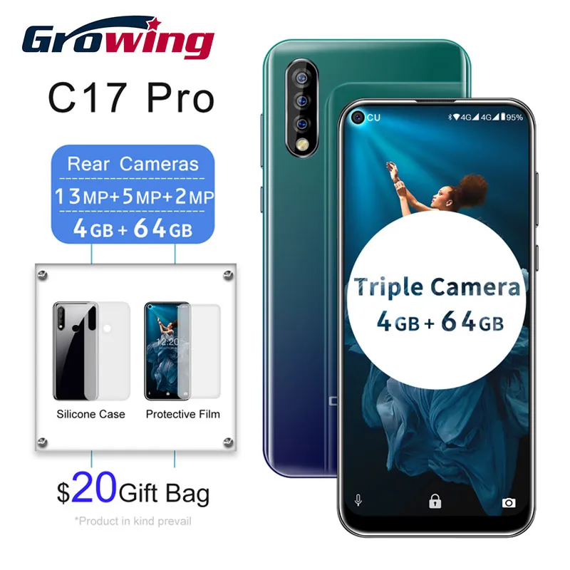 OUKITEL C17 Pro 6 35 &quot19:9 4G Оперативная память 64G Встроенная Мобильный телефон MT6763 Octa Core