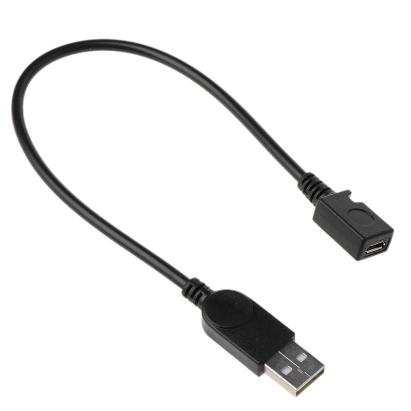 Micro USB Женский к USB 2,0 Мужской конвертер кабель для Micro Fan светодиодный кардридер
