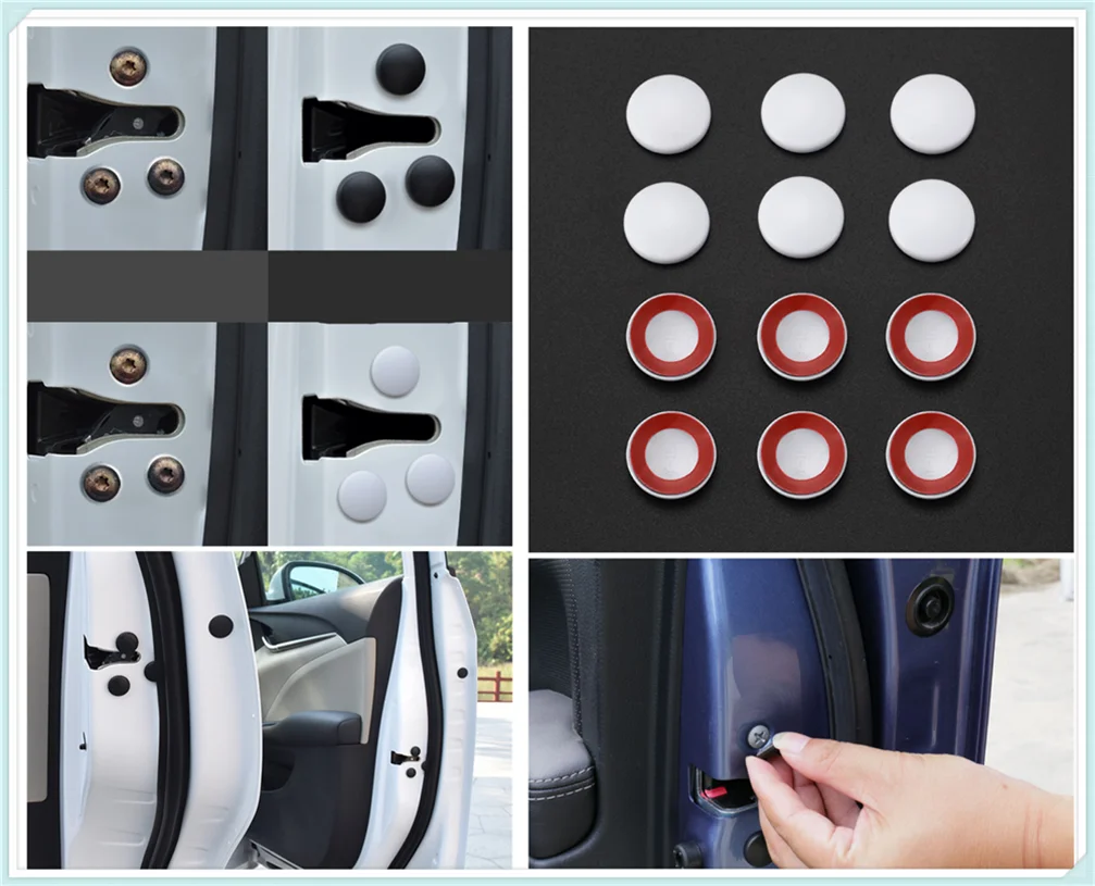 Автомобильные запчасти 12 шт. универсальная защитная крышка бокового винта двери