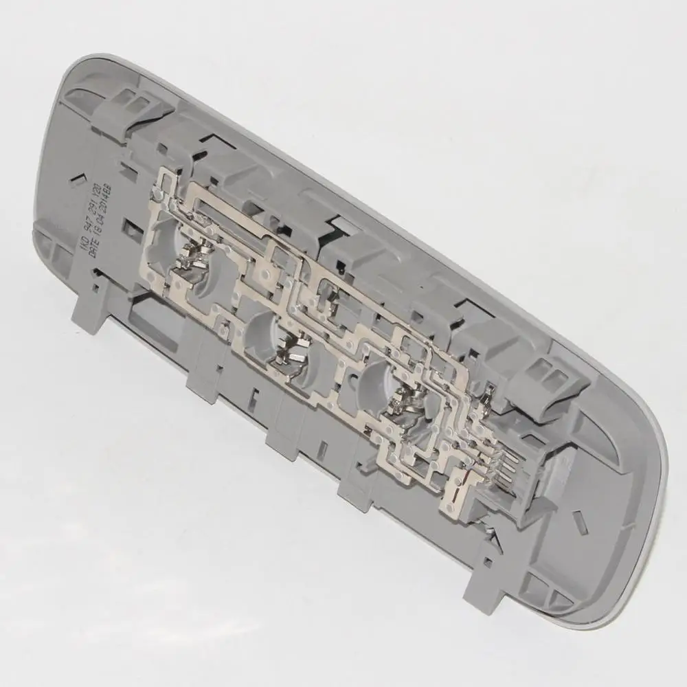 1KD947291A Y20 серый задний купол лампа для чтения для VW Golf 2006-2011 GTI MK5 Passat 2006-2011 Jetta 2005-2010 - Испускаемый цвет: Цвет: желтый