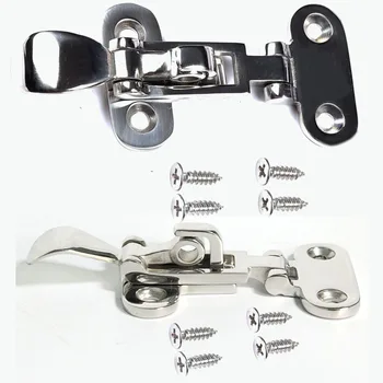 

105*50mm 316 Stainless Steel Marine Boat Locker Hatch Anti-Rattle Latch Fastener Clamp Car Replacement Accessories