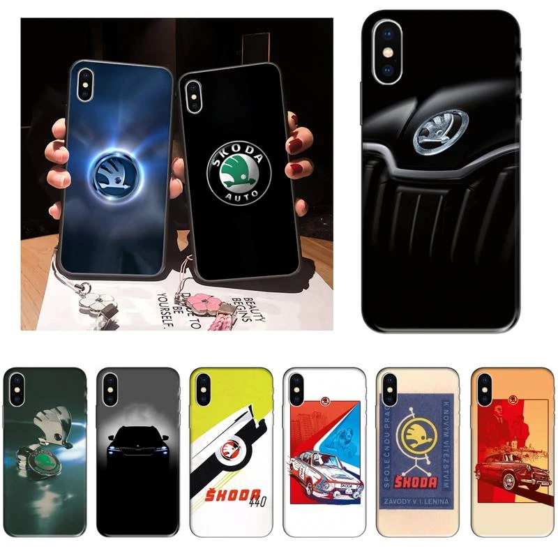 Skoda car Phone Case For iPhone 12 Mini 11 Pro XS Max X XR 7 8 Plus Soft TPU Back Cover phone cases for iphone 11 Pro Max 