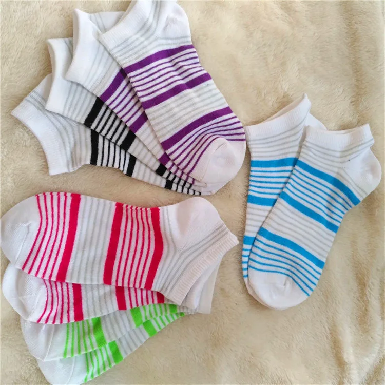 

Ani-B9 Women summer colorful stripe socks