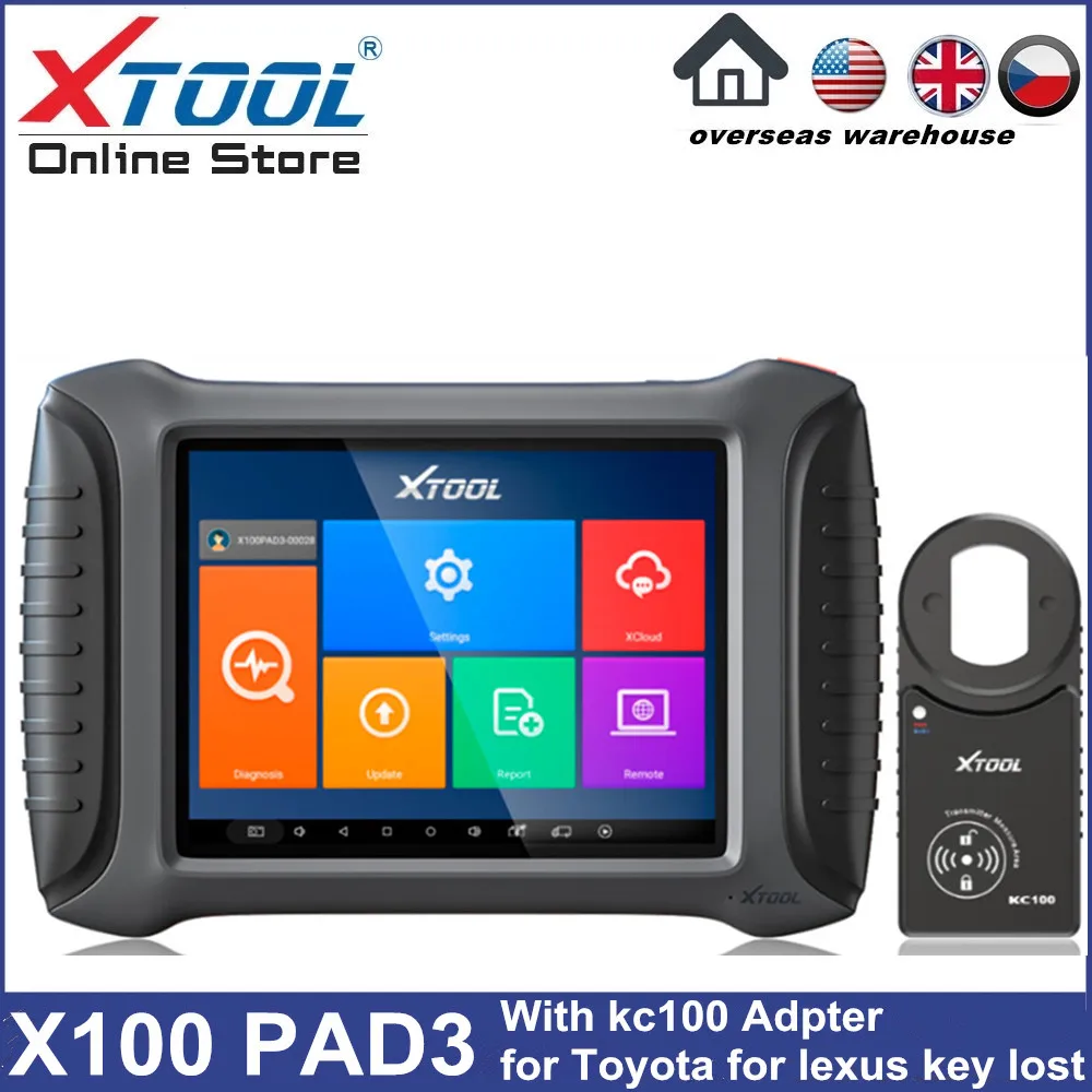 US $959.00 Xtool X100 Pad3 Auto Key Programmer X100 Pad Elite For Toyota All Key Lost Odometer Adjustment Obd2 Car Diagnostic Tool