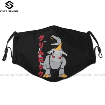 

Kaiju Mouth Face Mask GRIMLOCK Facial Mask Funny Fashion with 2 Filters for Adult