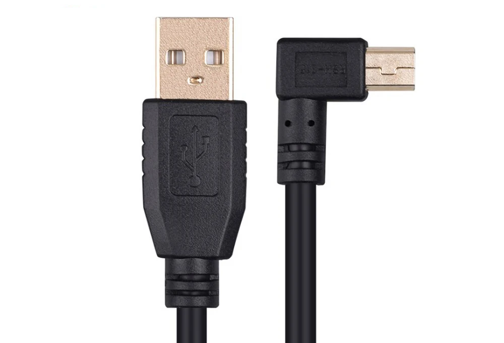 1,5 м 2 м 3 м 5 м 10 м 20 м 90 градусов 5Pin мини-usb кабель для быстрой зарядки и передачи данных удлинитель для цифровой камеры MP3 MP4 PC