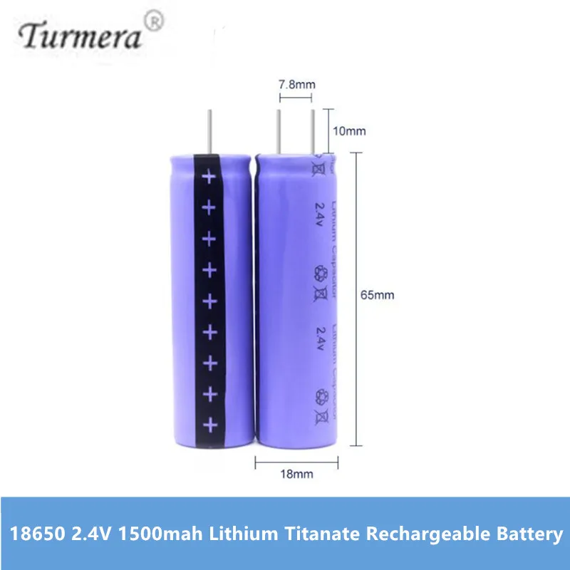 18650 2.4V 1500mah Lithium Titanate Rechargeable Battery7