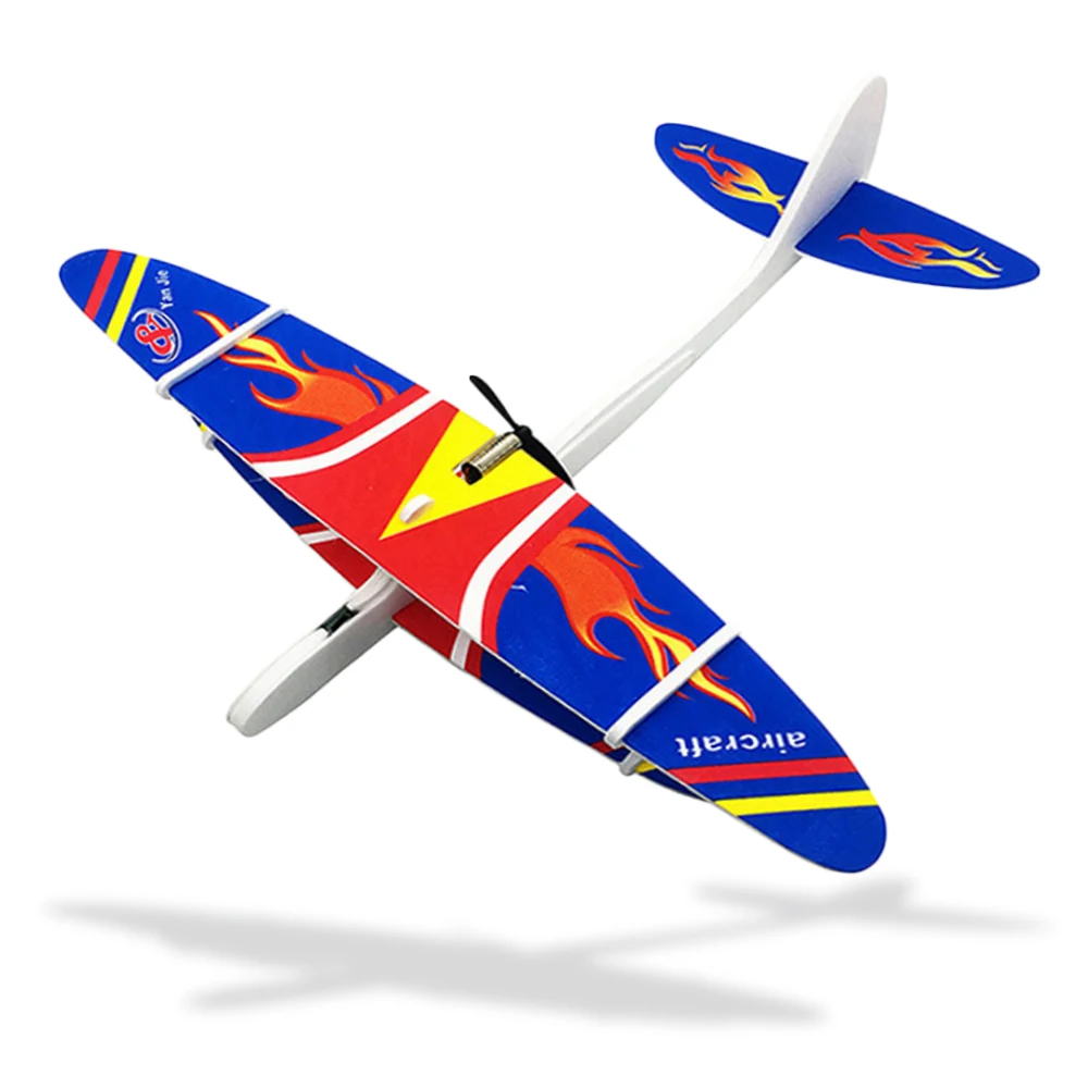 Электрический ручной метательный самолет с светильник Free-fly Fix Wing Epp пена игрушка Usb зарядка авиационная модель игрушка-планер Наружная игрушка