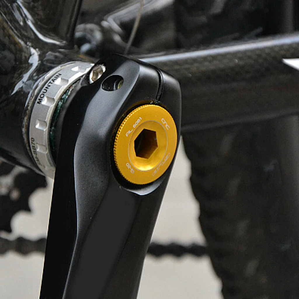 2Pcs Bicycle Crank Fixing Chainwheel Crankset Arm Bolt M20 for Shimano