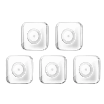 

5 Pcs Square Mobile Phone Holder Reusable Non-Marking Suitable for Storing Various Small Items in Home Office