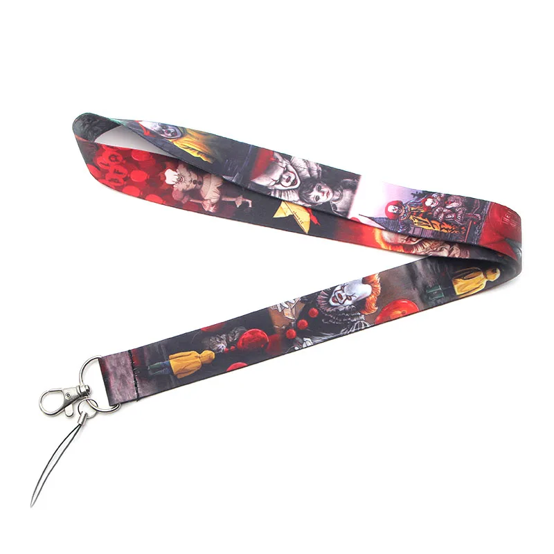 CA187 фильм ужасов Стивен Кинг это брелок Lanyards держатель удостоверения личности ID карта пройти мобильный телефон USB бейдж держатель ключевой ремень