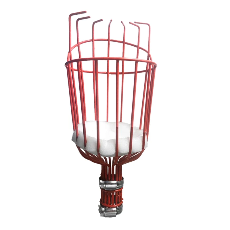 

Fruit Picker Basket with Optional Splicing of Lightweight Stainless Steel To Pick Apples Oranges and Fruit Trees Fruit Picker To