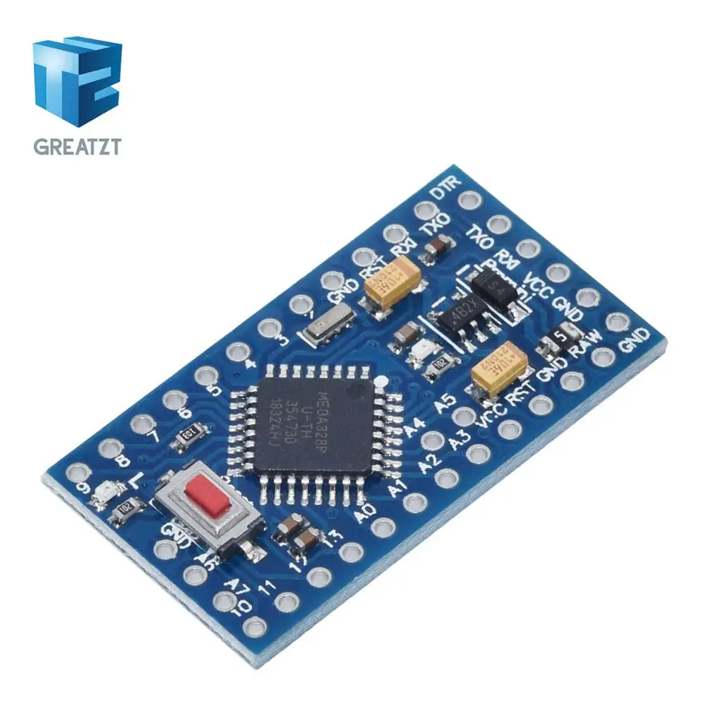 1 шт. Новая версия! 1 шт. ATMEGA328P Pro Mini 328 Mini ATMEGA328 5 В/16 мГц для Arduino - Цвет: Pro Mini 328-3.3V