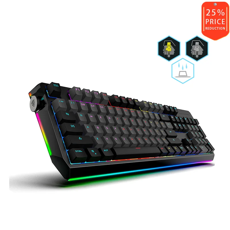 Механическая клавиатура Motospeed CK80 с RGB подсветкой outemu USB кабель PBT колпачок для