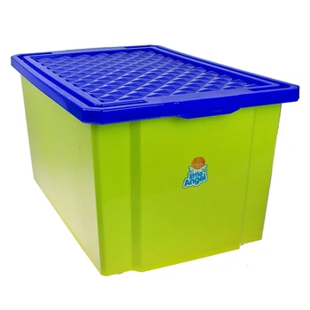 

Toy box 57 l "Lego" on wheels with lid, pistachio color