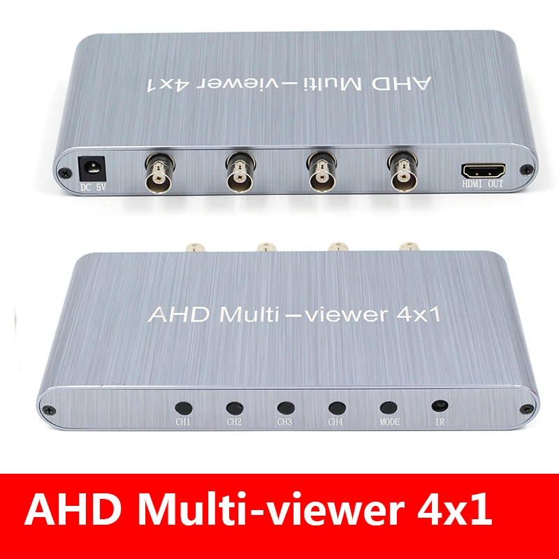 Разветвитель для камеры 1080P 4x1 AHD с пультом ДУ|Кабели HDMI| |