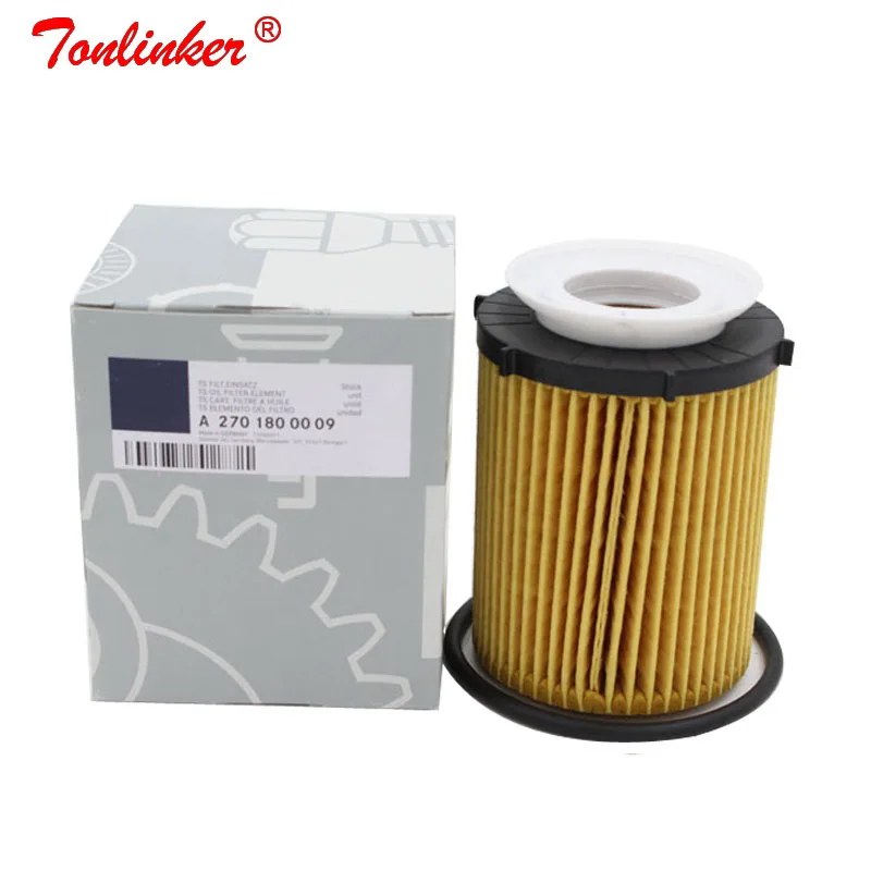 

Oil Filter A2701800009 1Pcs For Mercedes Benz A-Class W176 2012-2019 A160 A180 A200 A220 A250 A45 A260 Model Car Oil Filter