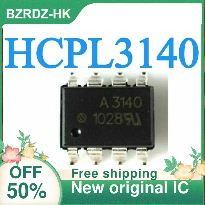 

10PCS HCPL3140 HCPL-3140 A3140 SOP Photoelectric coupling isolator New original IC
